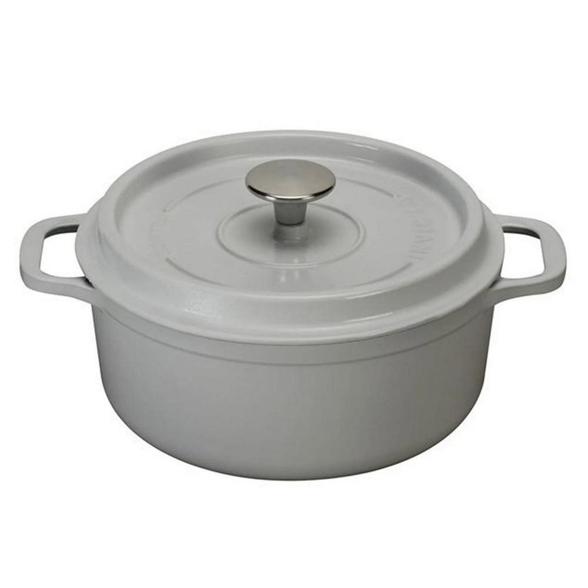 Invicta Cocotte ronde en fonte d'aluminium 32cm gris - PUV402322