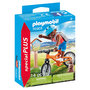 Voir la diapositive 1 : PLAYMOBIL 70303 - Spécial Plus - Cycliste avec marmotte 