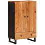 Voir la diapositive 2 : VIDAXL Buffet haut avec tiroir 60x33x100cm bois massif d'acacia et fer