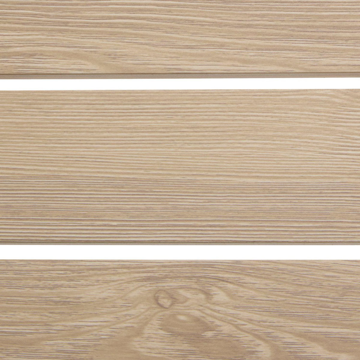 HESPERIDE Table d'appoint de jardin carré en aluminium ALLURE - Acajou