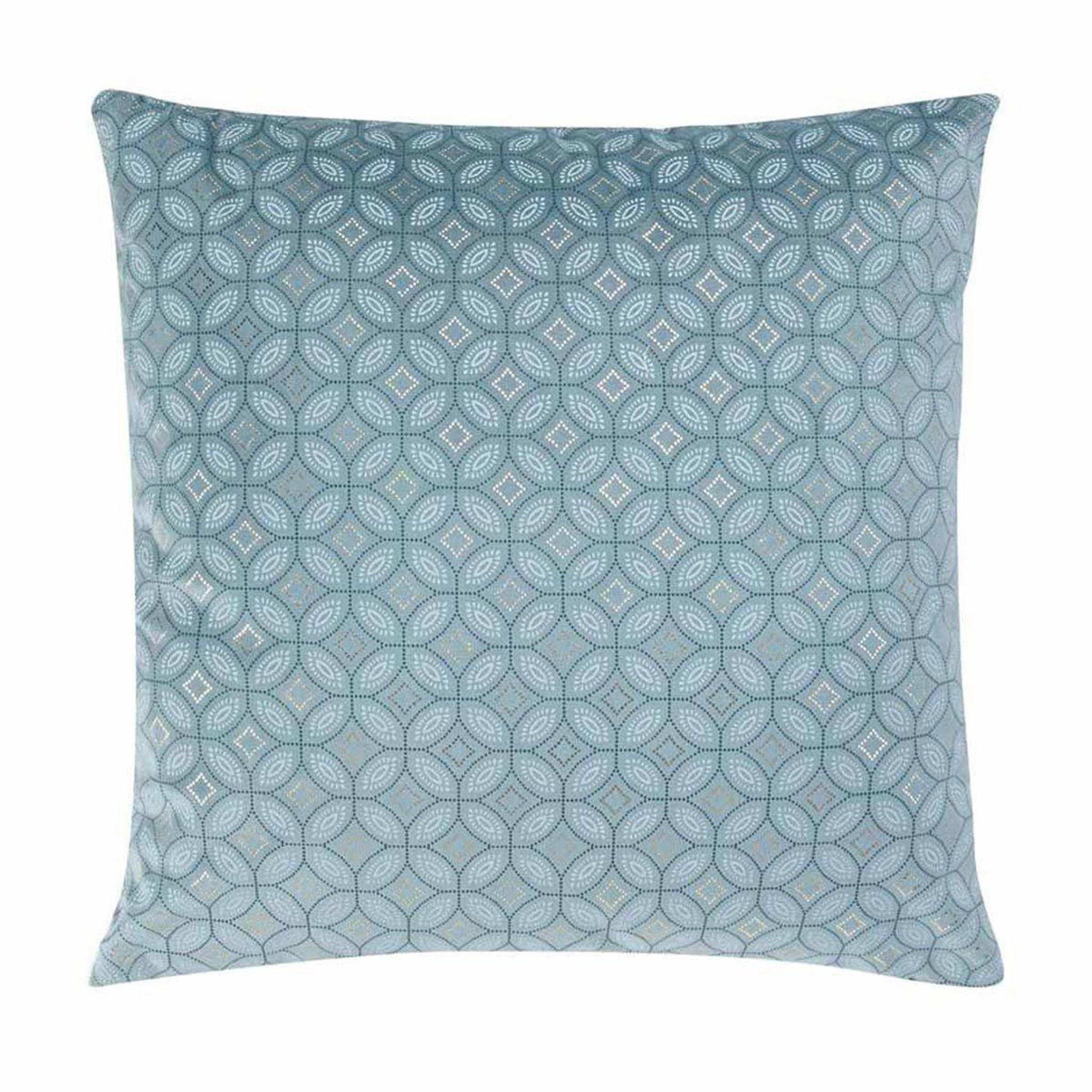 Voir la diapositive 2 : Douceur d'Intérieur Housse de coussin déco  kansas  40x40cm bleu