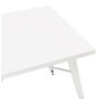 Voir la diapositive 4 : Paris Prix Table de Repas Vintage  Calaco  76cm Blanc