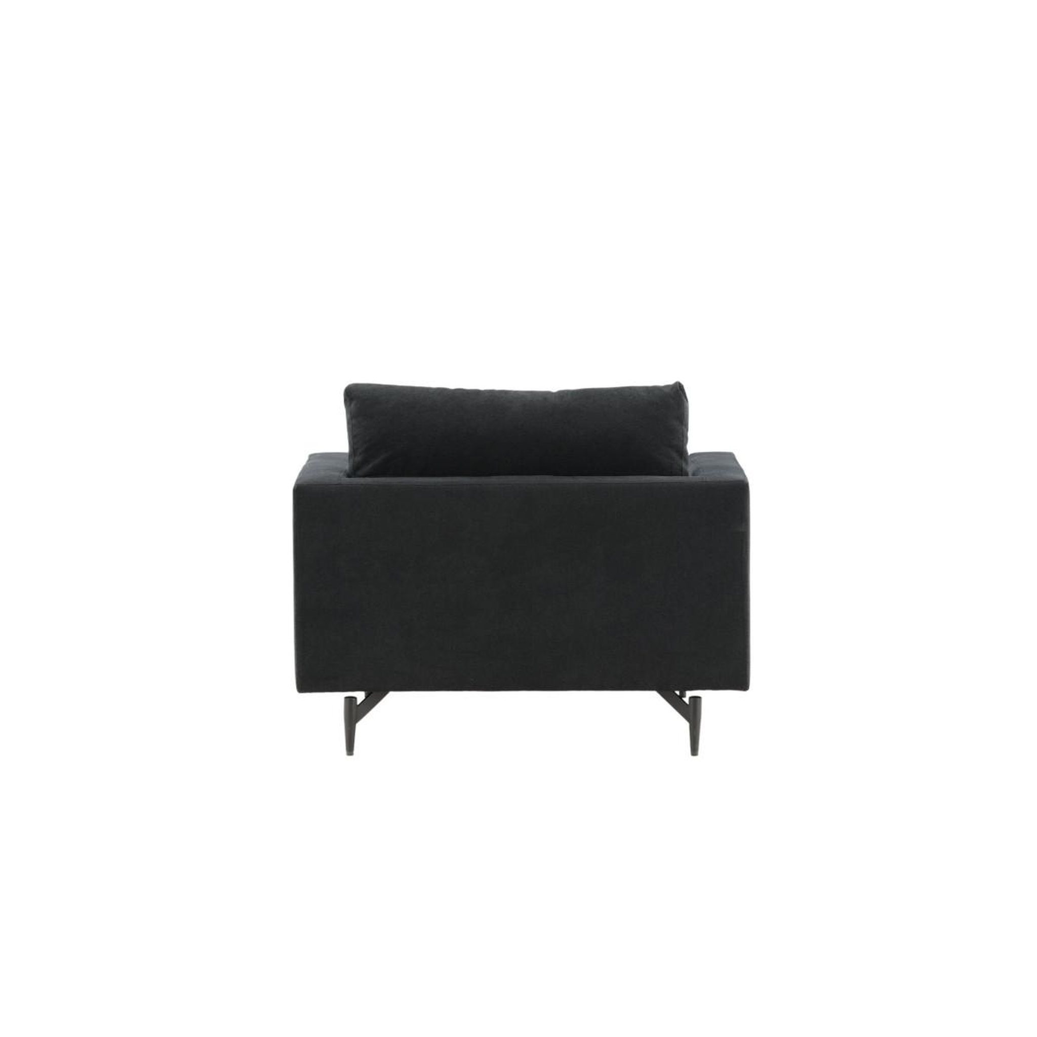 Voir la diapositive 6 : Paris Prix Fauteuil en tissu  sofia  104cm noir