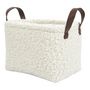 Voir la diapositive 5 : The Home Deco Factory Lot de 3 paniers de rangement en bouclette - Blanc