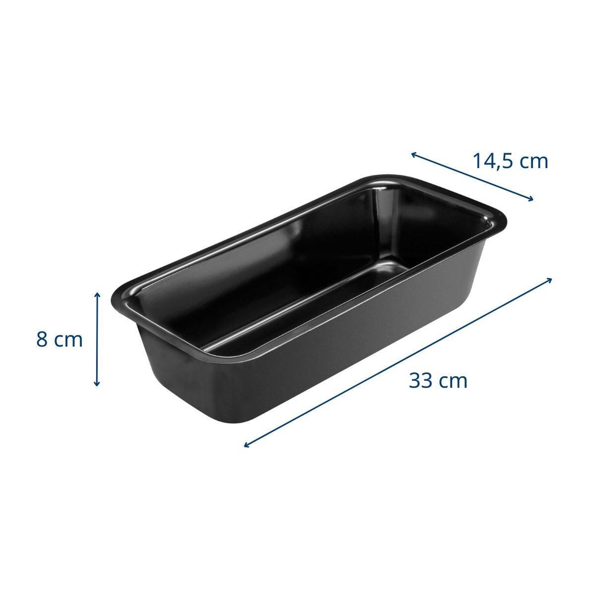 Voir la diapositive 3 : DR.OETKER Moule à pain de mie en acier émaillé 30 cm dr. Oetker back-idee kreativ