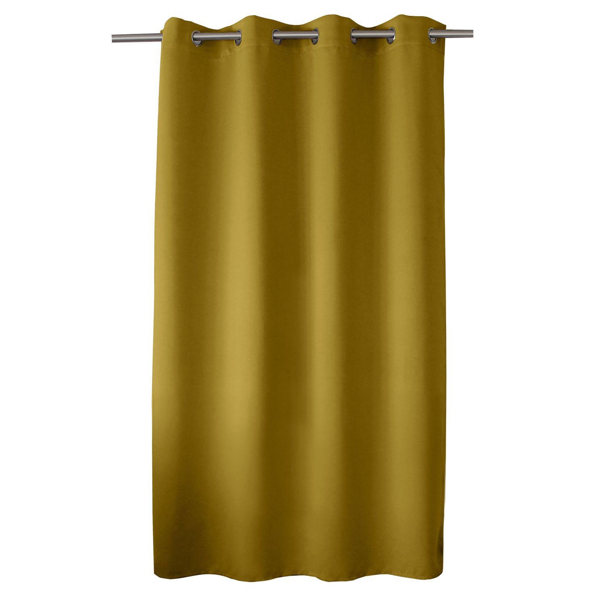 TOILINUX Rideau occultant classy - 140 x 180 cm - bronze