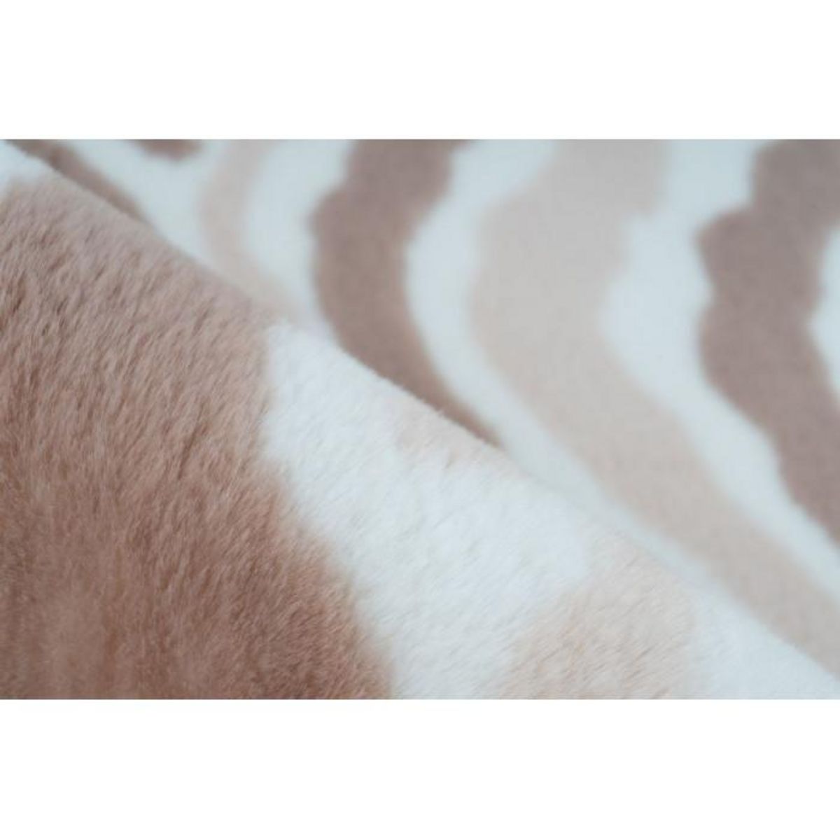 Paris Prix Tapis Imprimé Animal  Rabbit  Beige & Marron