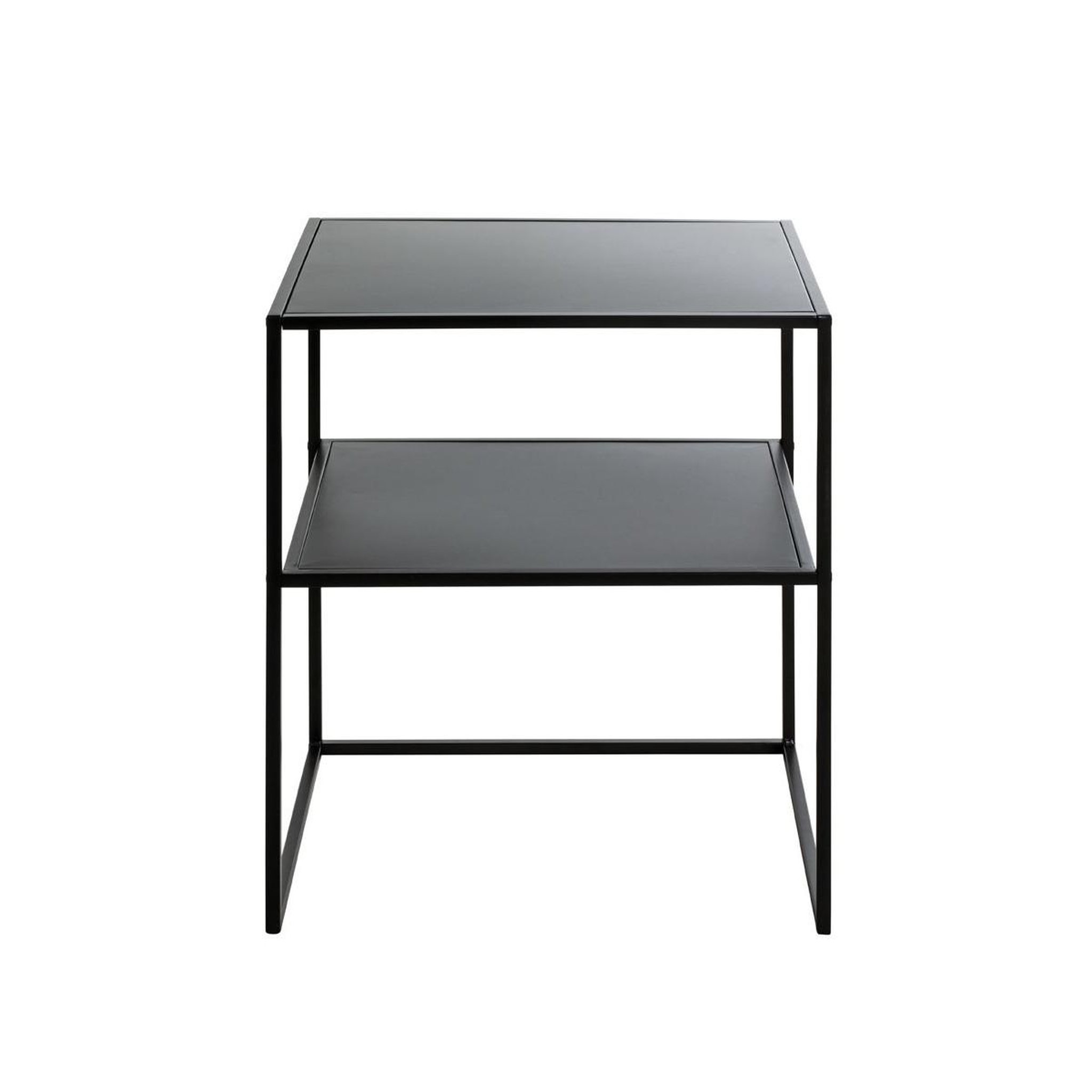 Voir la diapositive 2 : Paris Prix Table d'appoint en métal  cromano  60cm noir