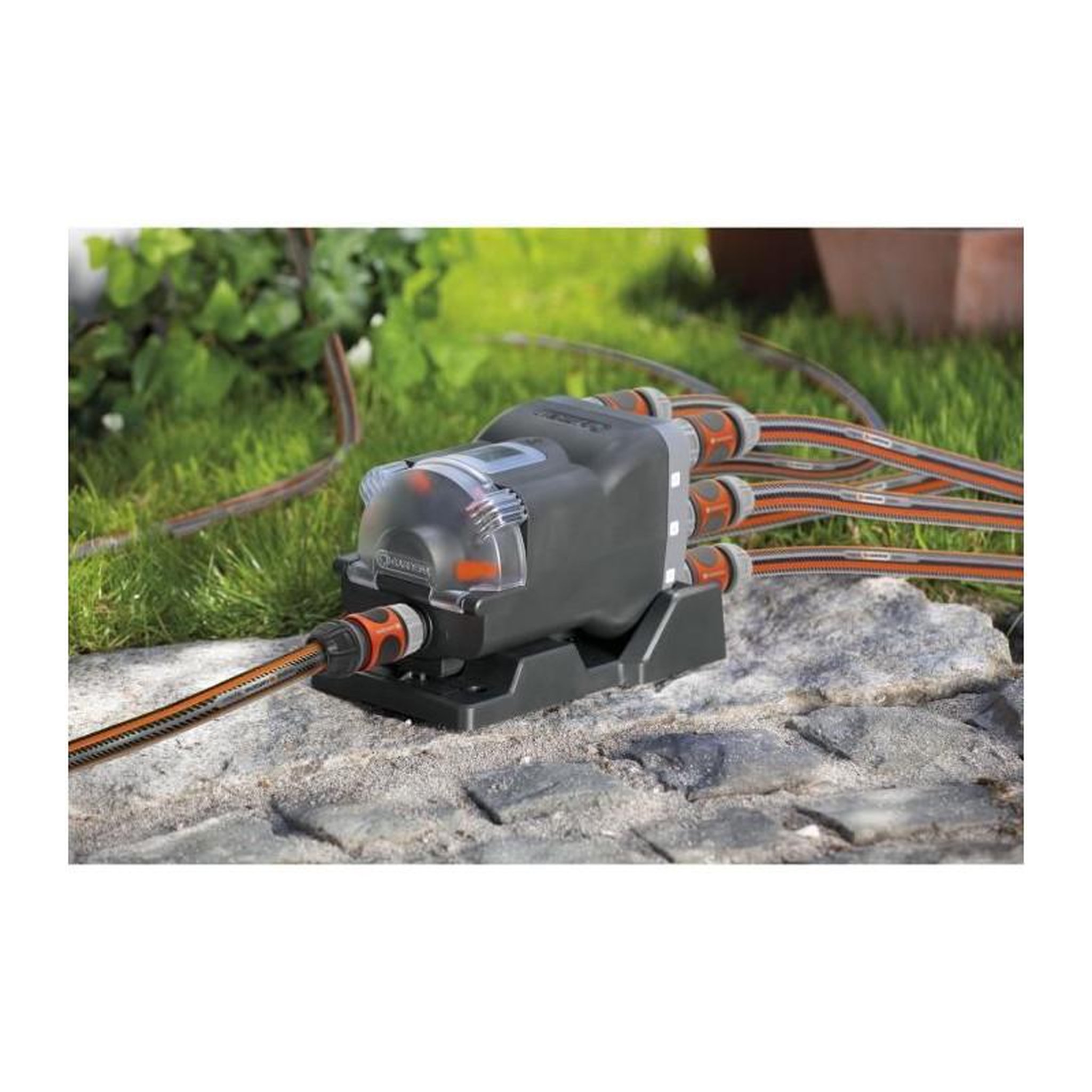 Voir la diapositive 4 : Gardena GARDENA Selecteur automatique - 6 sorties deau independantes - Connexion unique GARDENA - Kit raccordement complet - 8193-20