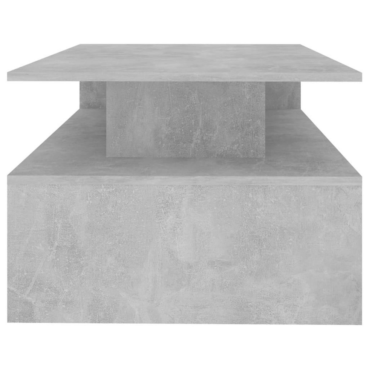 VIDAXL Table basse Gris beton 90x60x42,5 cm Bois d'ingenierie