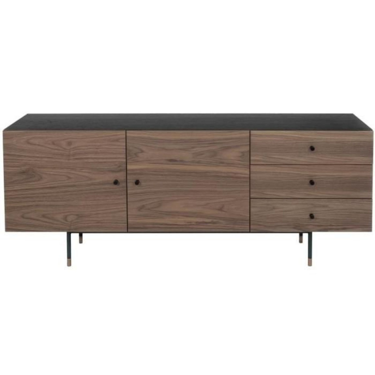 Paris Prix Buffet 2 Portes & 3 Tiroirs  Jugend  180cm Noyer