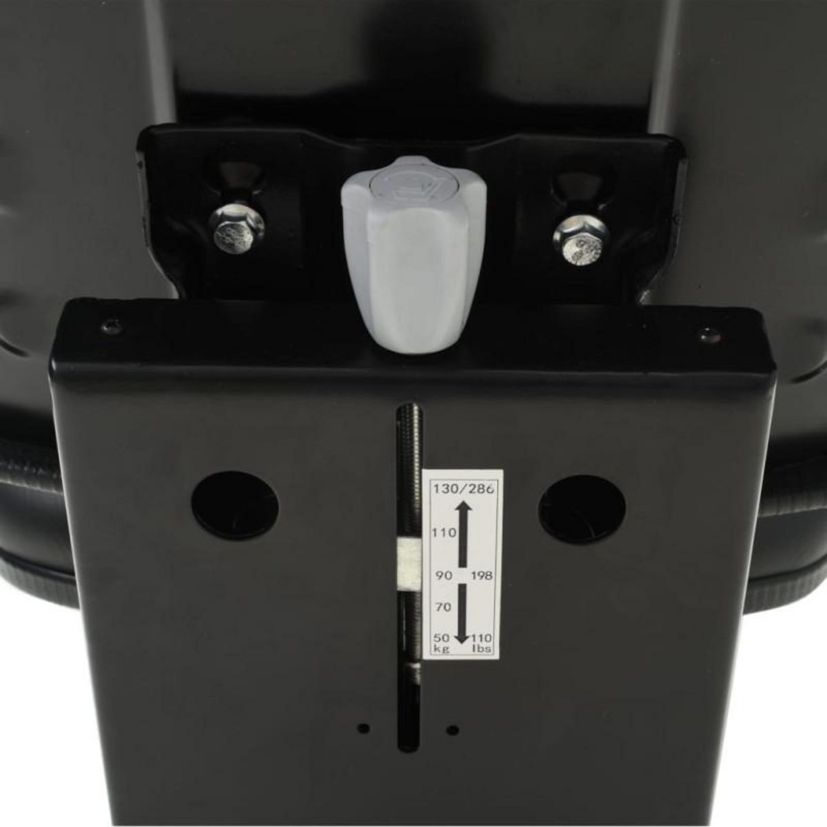 VIDAXL Siège de tracteur avec suspension Noir