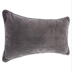 ATMOSPHERA Coussin Déhoussable  Lilou  50x30cm Gris Foncé