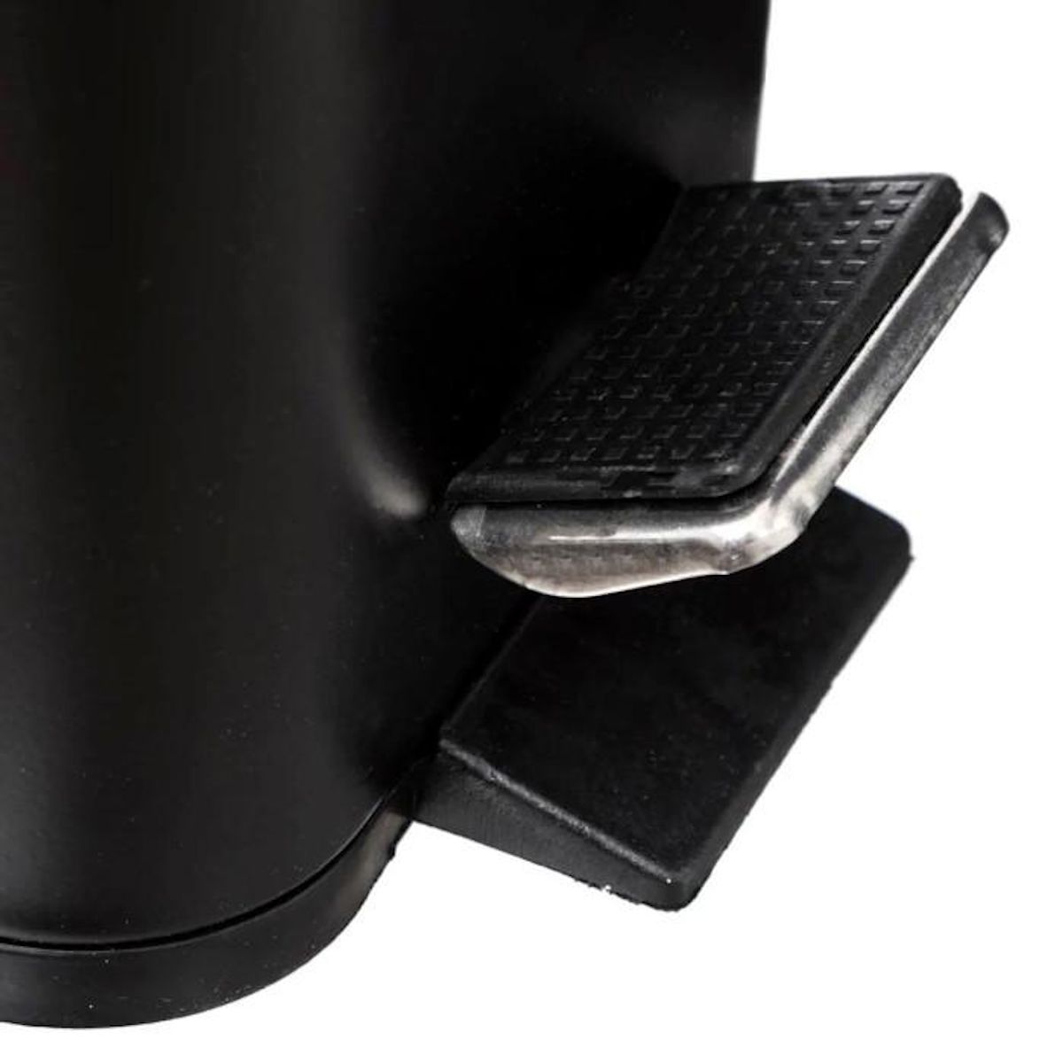 FIVE Poubelle de Salle de Bain  Rectangle  5L Noir