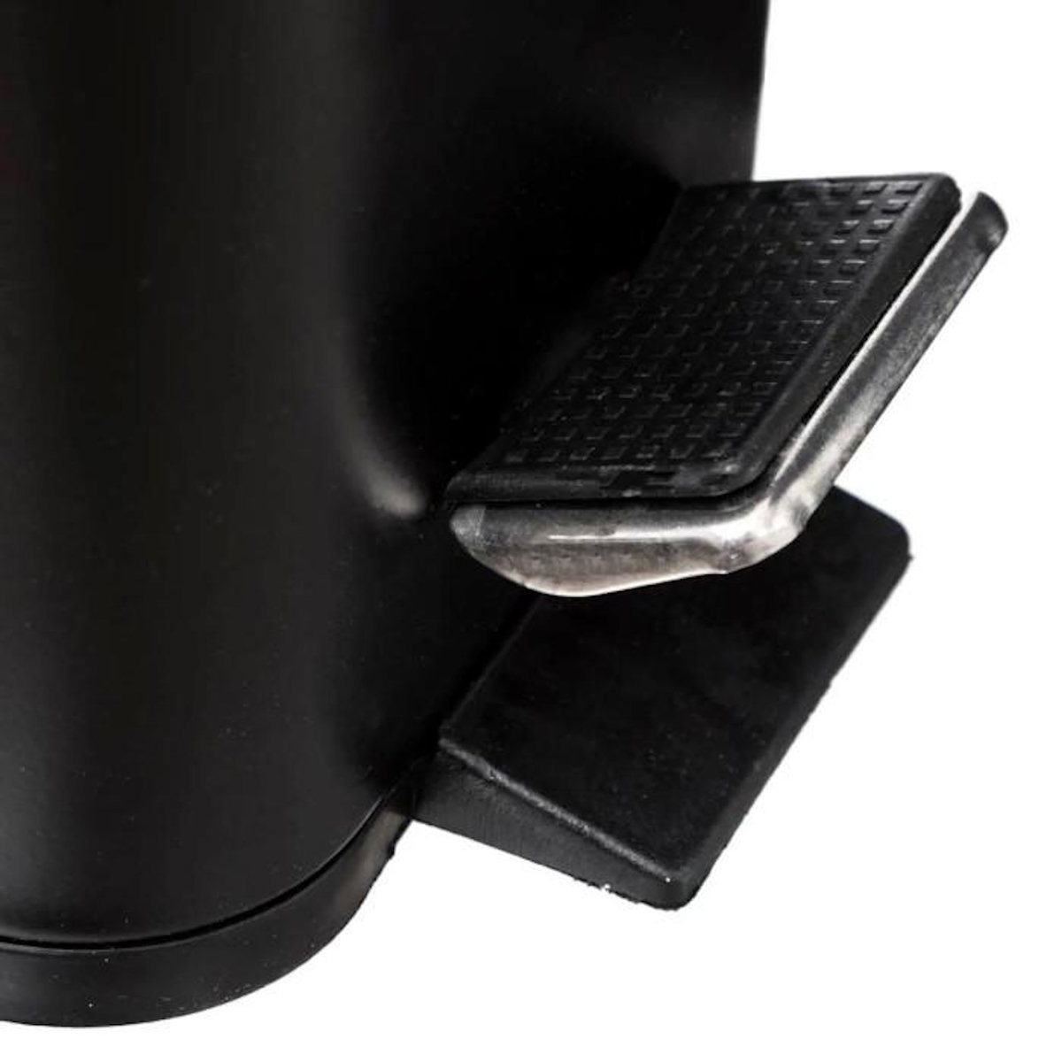 FIVE Poubelle de Salle de Bain  Rectangle  5L Noir