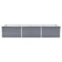 Voir la diapositive 3 : VIDAXL Lit sureleve de jardin Acier galvanise 240x80x45 cm Gris