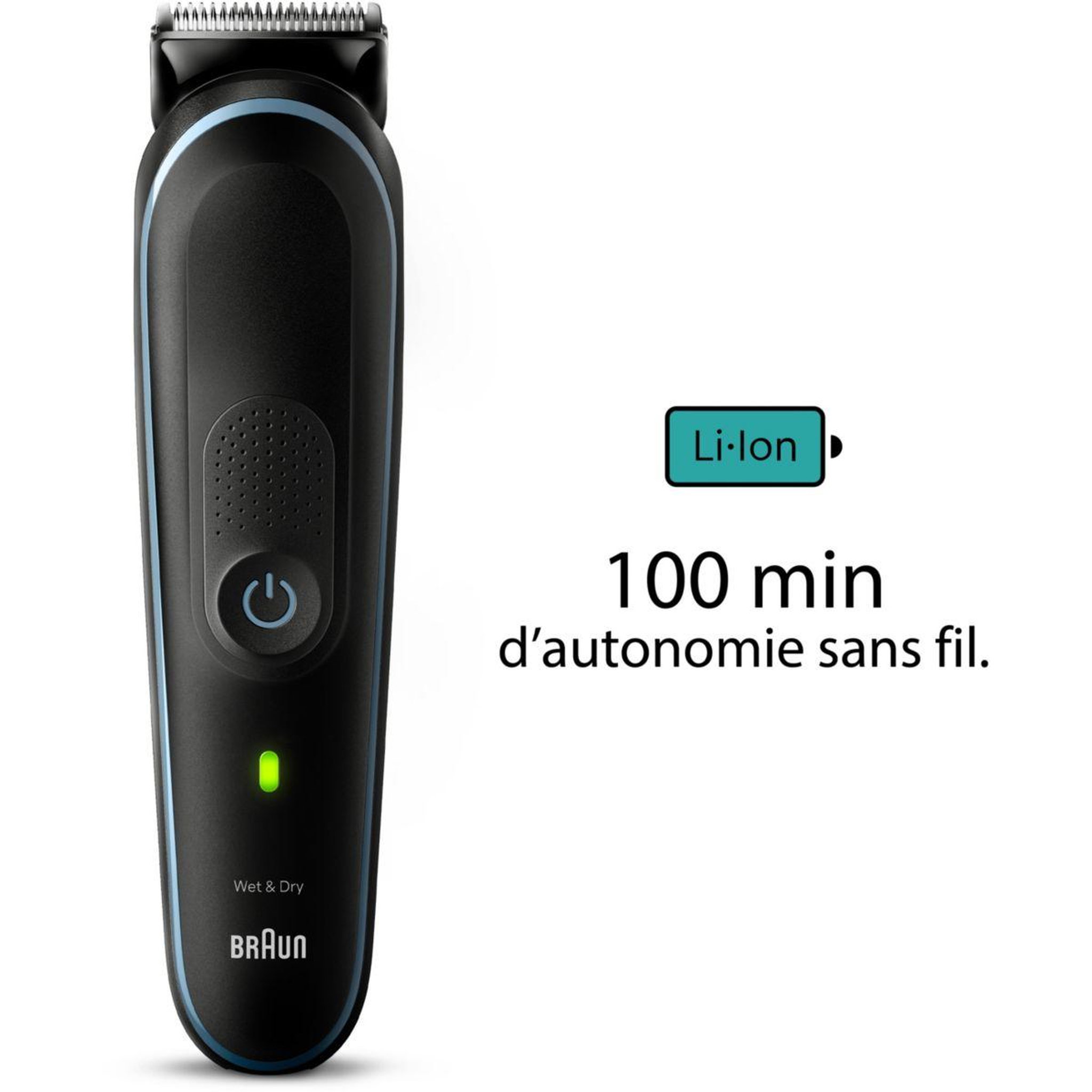 Voir la diapositive 5 : BRAUN Tondeuse multi usages MGK5411