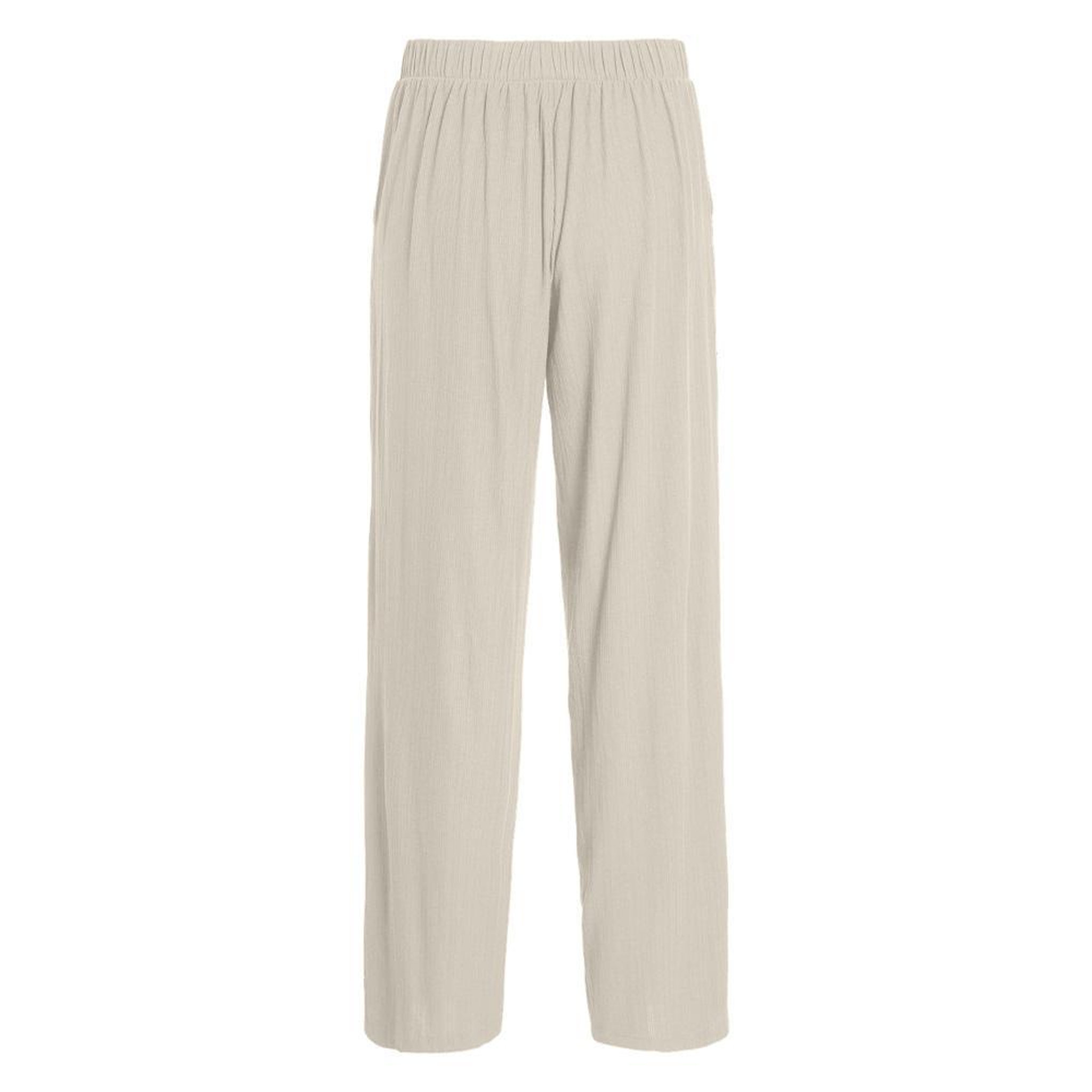 Voir la diapositive 2 : Vila Pantalon fluide Beige Femme Vila Dimita