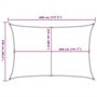 Voir la diapositive 6 : VIDAXL Voile d'ombrage 160 g/m^2 Vert clair 2,5x4 m PEHD
