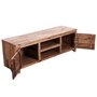 Voir la diapositive 4 : VIDAXL Meuble TV bois massif d'acacia 120 x 35 x 40 cm