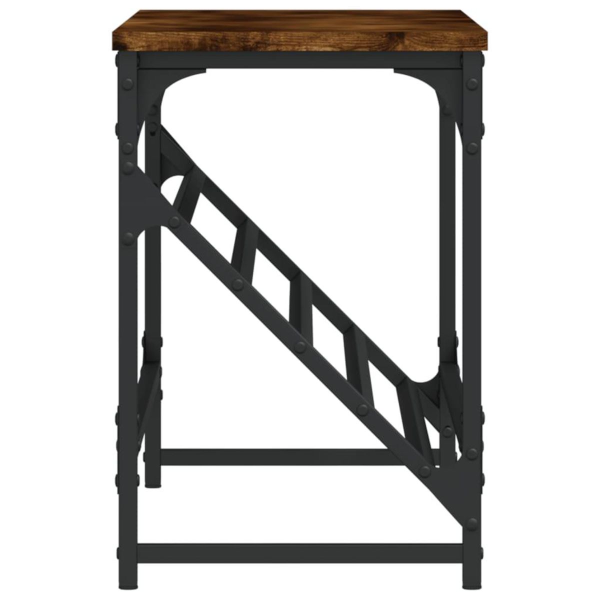 VIDAXL Etagere a chaussures chene fume 90x30x45 cm bois d'ingenierie