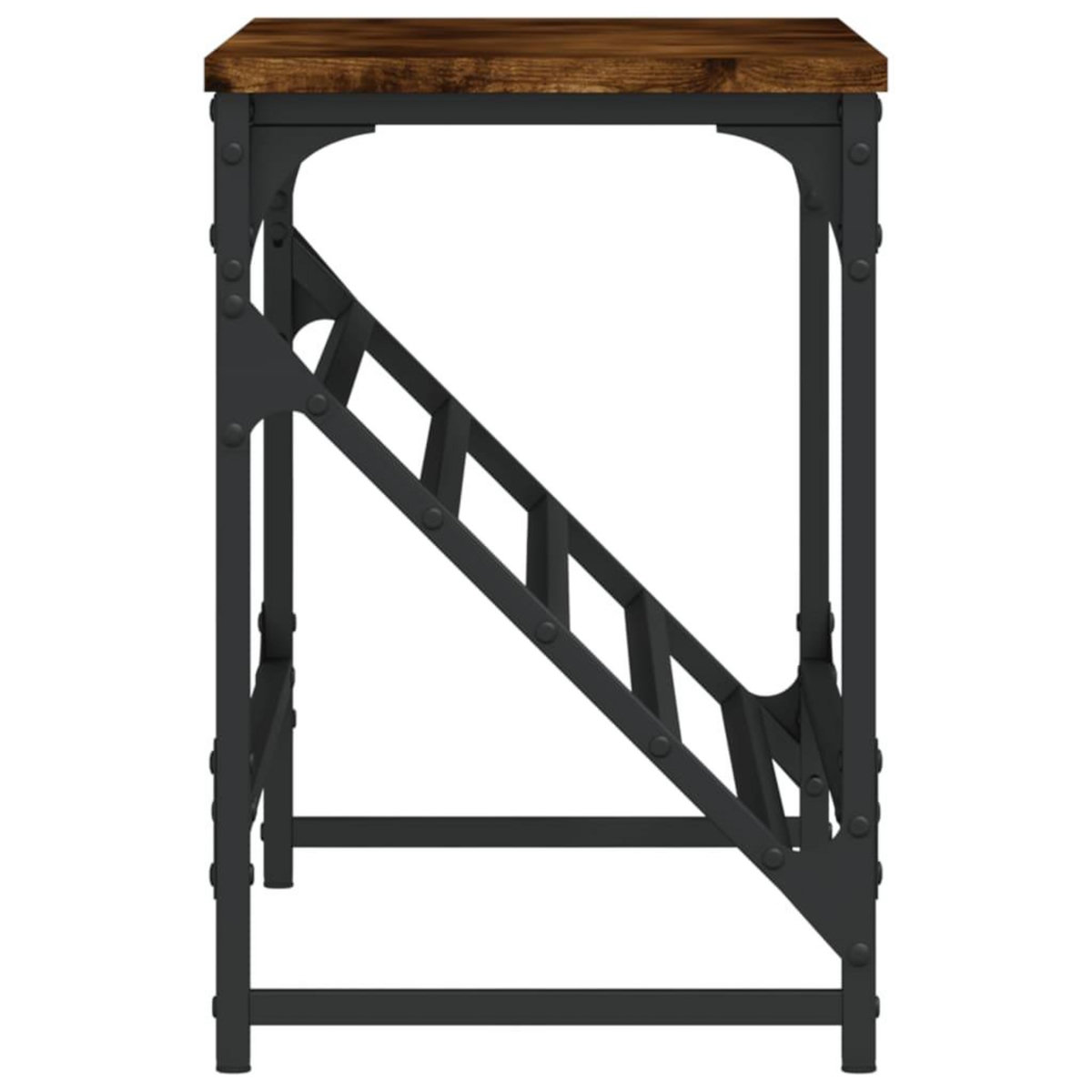 VIDAXL Etagere a chaussures chene fume 90x30x45 cm bois d'ingenierie