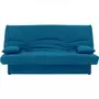 MARKET24 Banquette clic clac 3 places - Tissu bleu canard - Style Contemporain - L 190 x P92 cm - DREAM