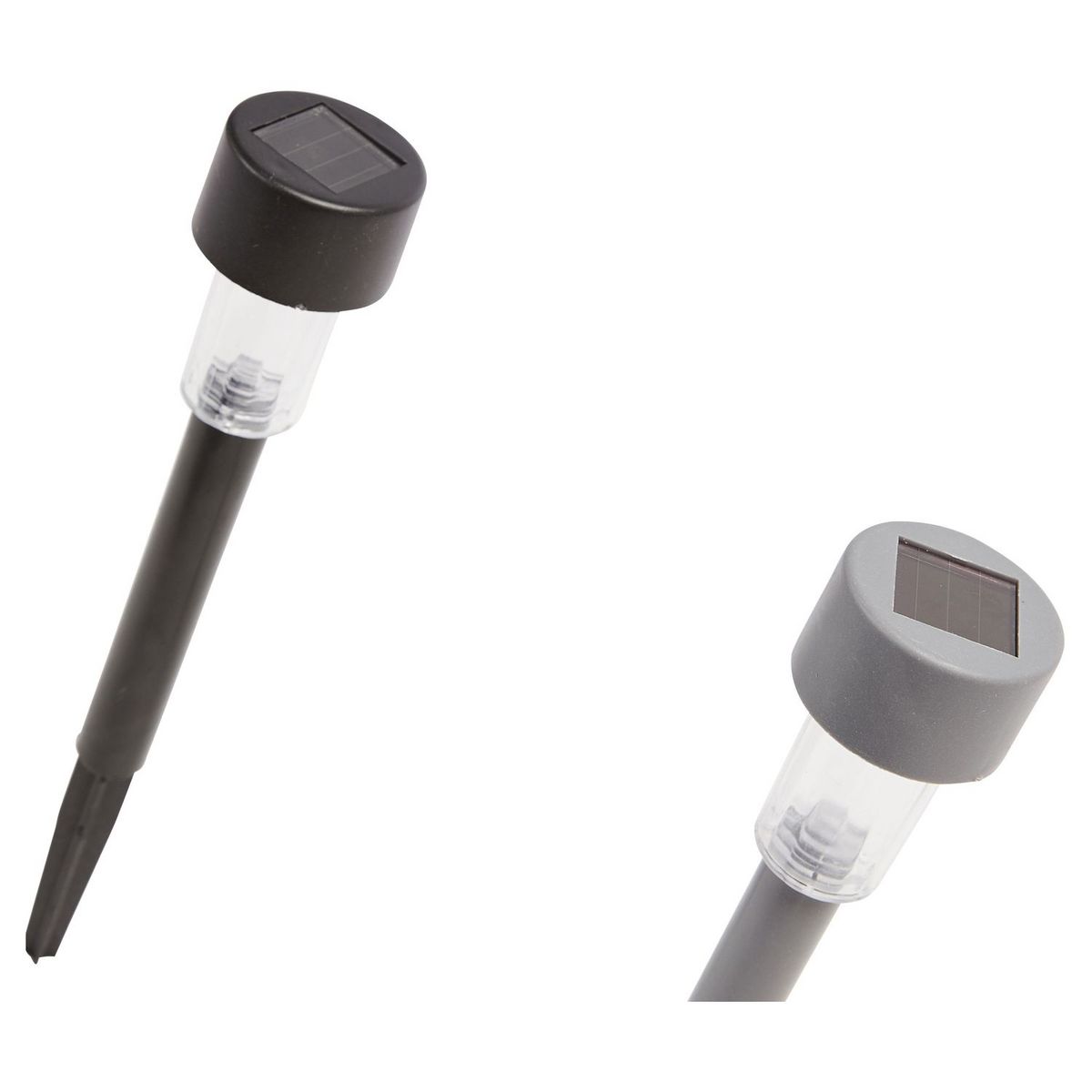 GARDENSTAR Borne solaire en plastique H30cm LED blanche 