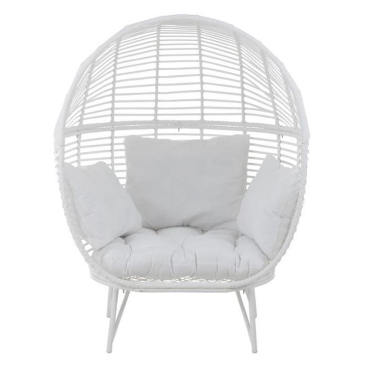 Paris Prix Fauteuil Design Ovale  Aciera  151cm Blanc