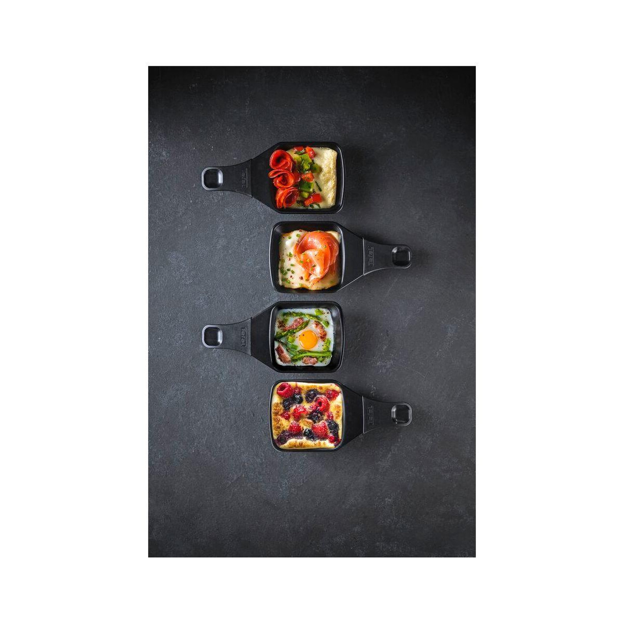 Voir la diapositive 3 : TEFAL Raclette Gourmet Pierre à cuire PR620D12