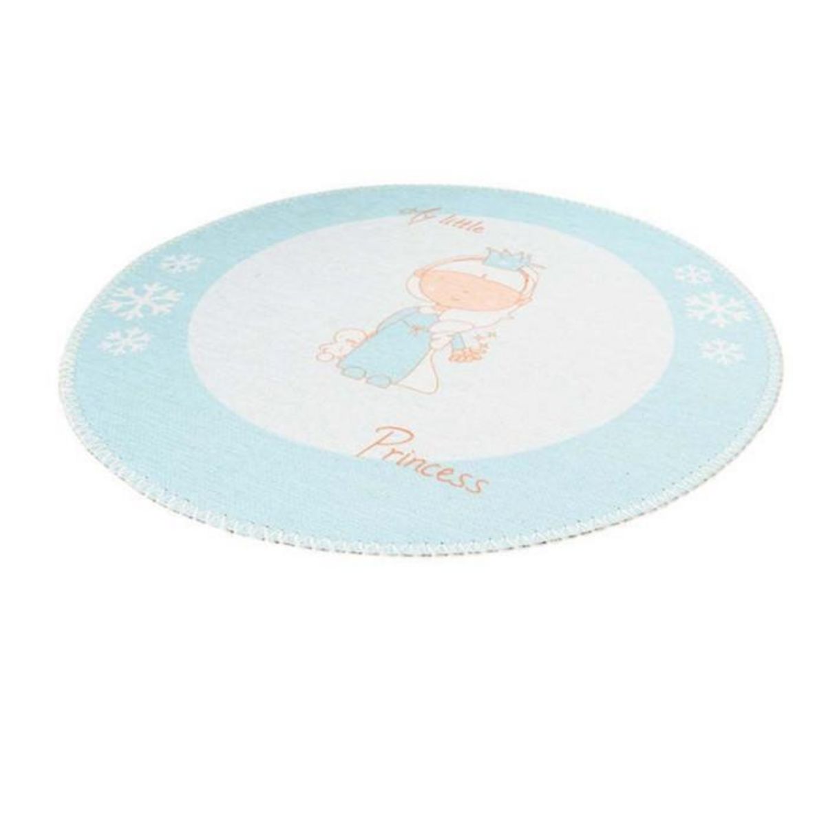 Paris Prix Tapis Rond Enfant Imprimé  Bambini II  160cm Menthe