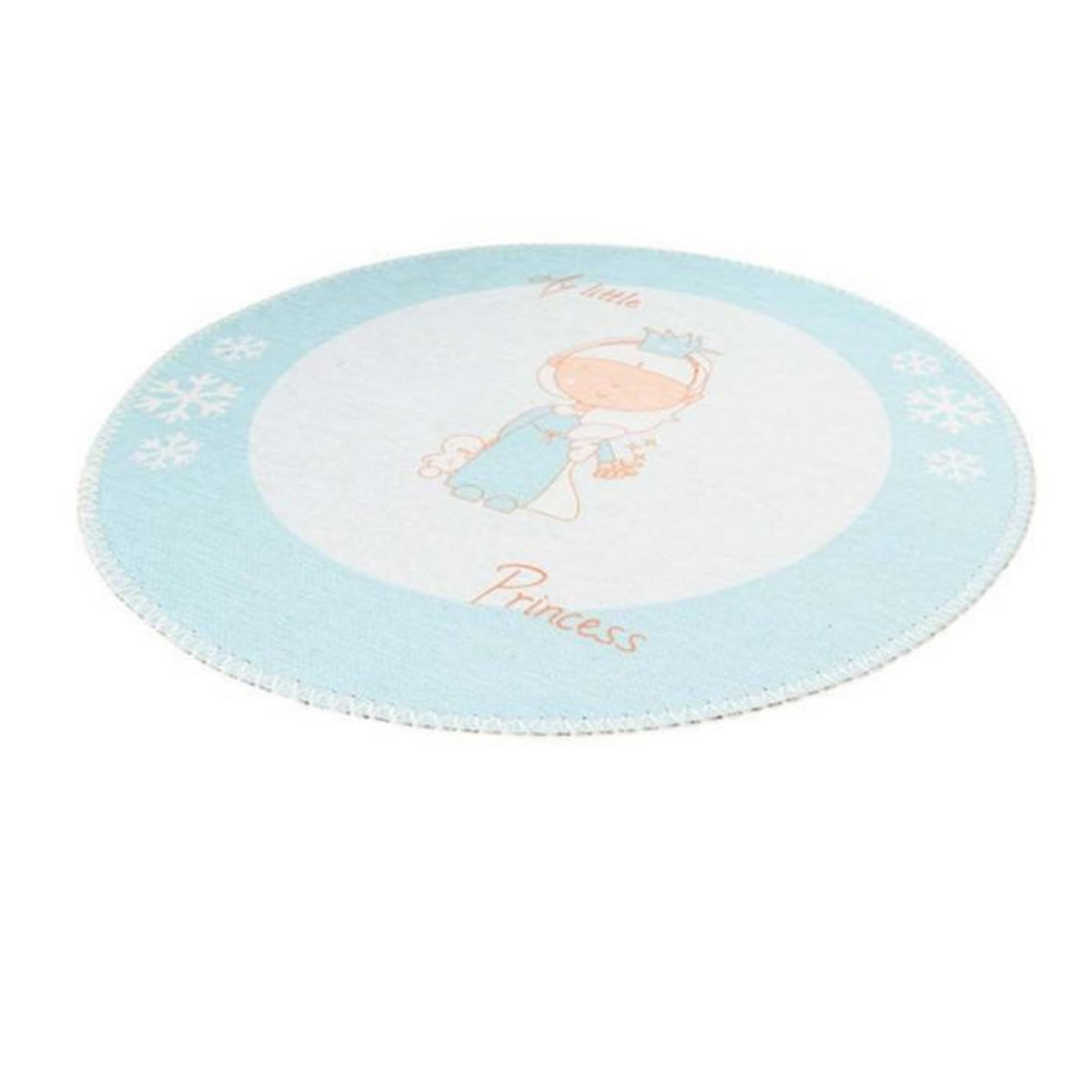 Paris Prix Tapis Rond Enfant Imprimé  Bambini II  160cm Menthe
