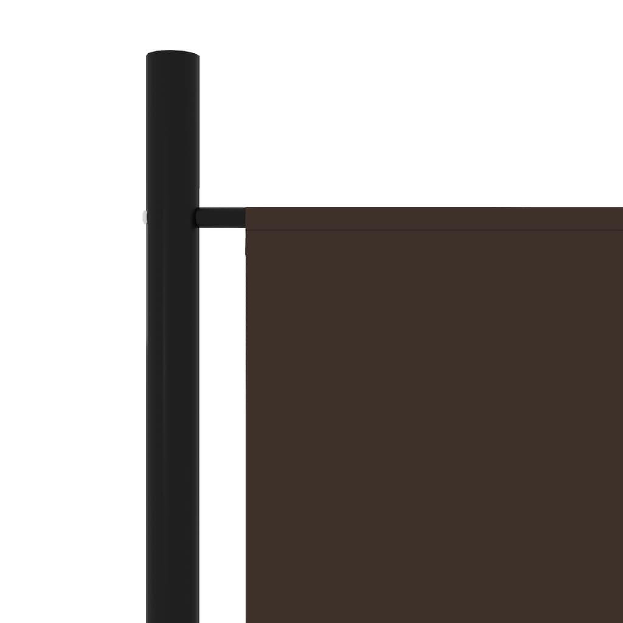 Voir la diapositive 5 : VIDAXL Cloison de separation 5 panneaux Marron 250x180 cm
