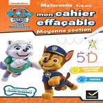 MON CAHIER EFFACABLE PAT'PATROUILLE MOYENNE SECTION. A UTILISER AVEC UN FEUTRE EFFACABLE, Valentin Rachel