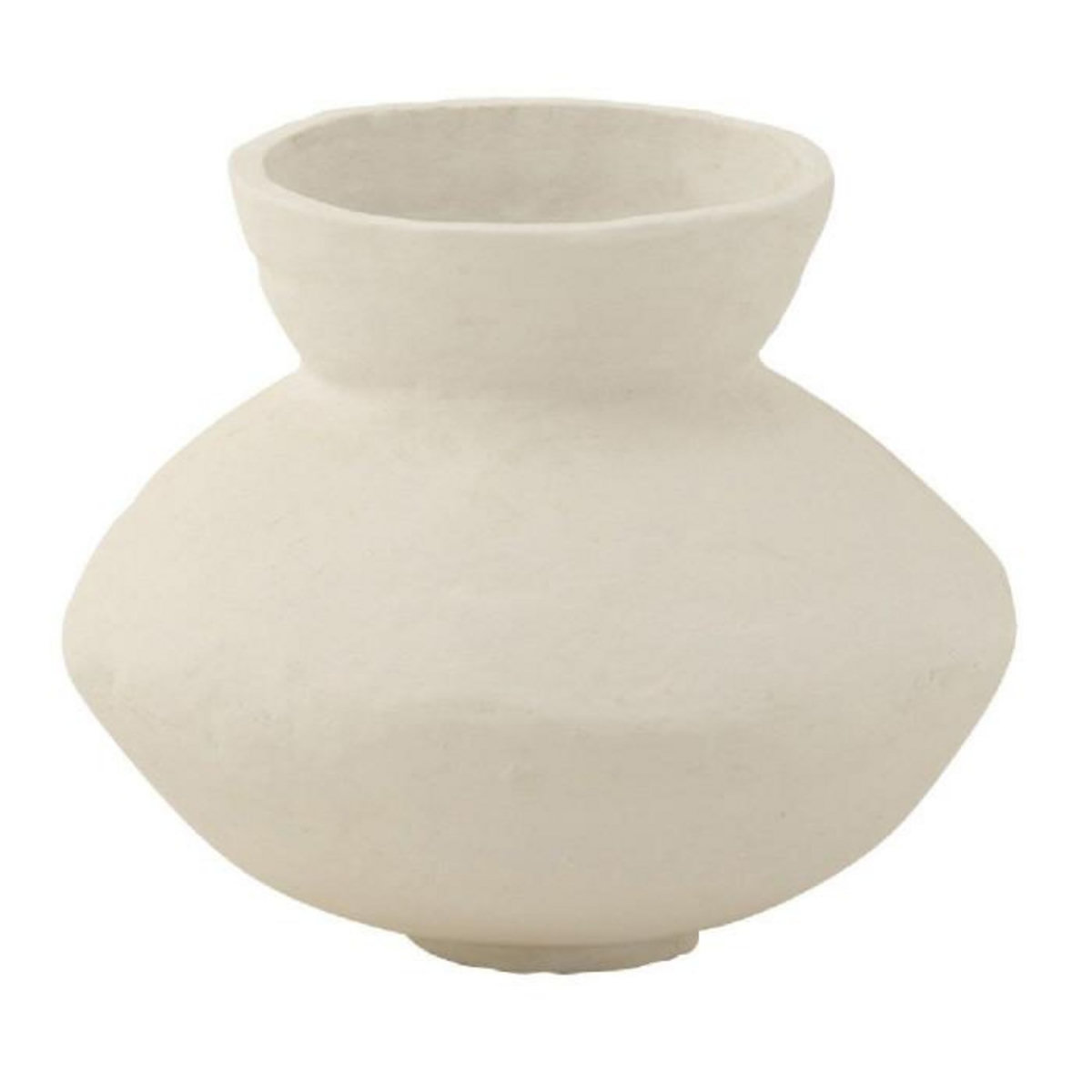 Paris Prix Pot Évasé en Papier Maché  Archaique  45cm Blanc