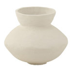 Paris Prix Pot Évasé en Papier Maché  Archaique  45cm Blanc