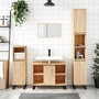 Voir la diapositive 1 : VIDAXL Armoire salle de bain chene sonoma 80x33x60cm bois d'ingenierie