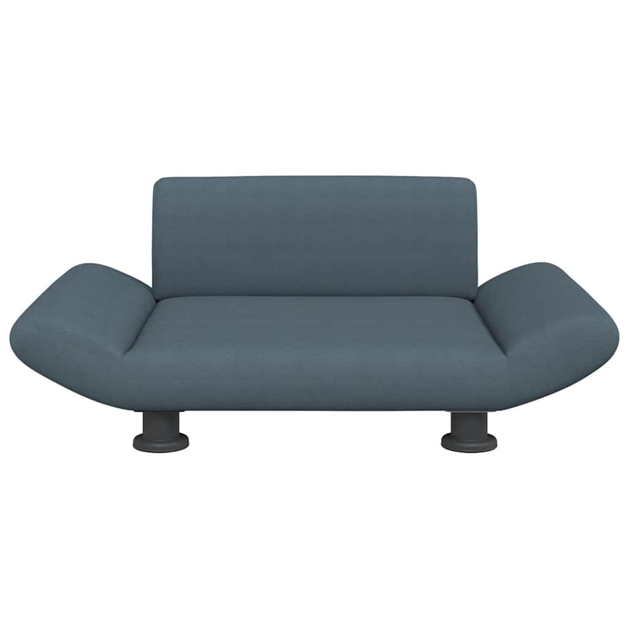 Voir la diapositive 3 : VIDAXL Lit pour chien gris fonce 70x45x28 cm tissu