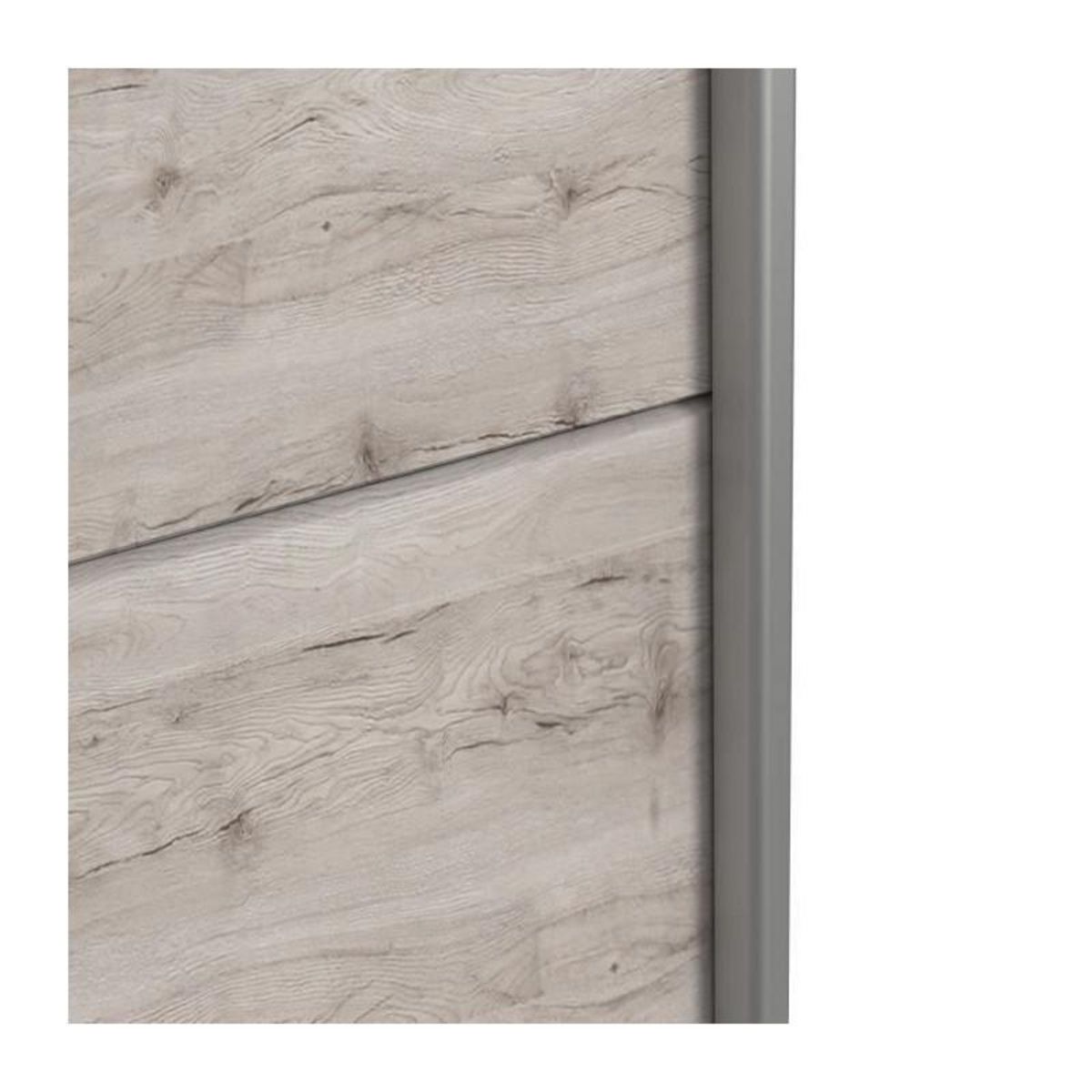 FINLANDEK FINLANDEK Armoire de chambre ULOS style contemporain decor chene cendre clair - L 170,3 cm