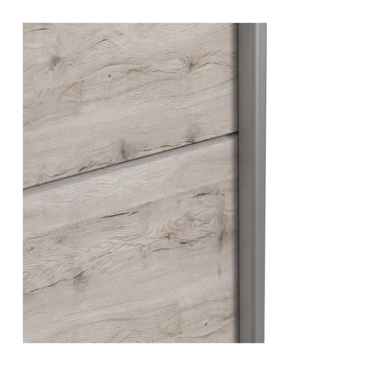 FINLANDEK FINLANDEK Armoire de chambre ULOS style contemporain decor chene cendre clair - L 170,3 cm