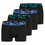 Voir la diapositive 1 : FILA Lot de 4 boxers homme Fila FU5380