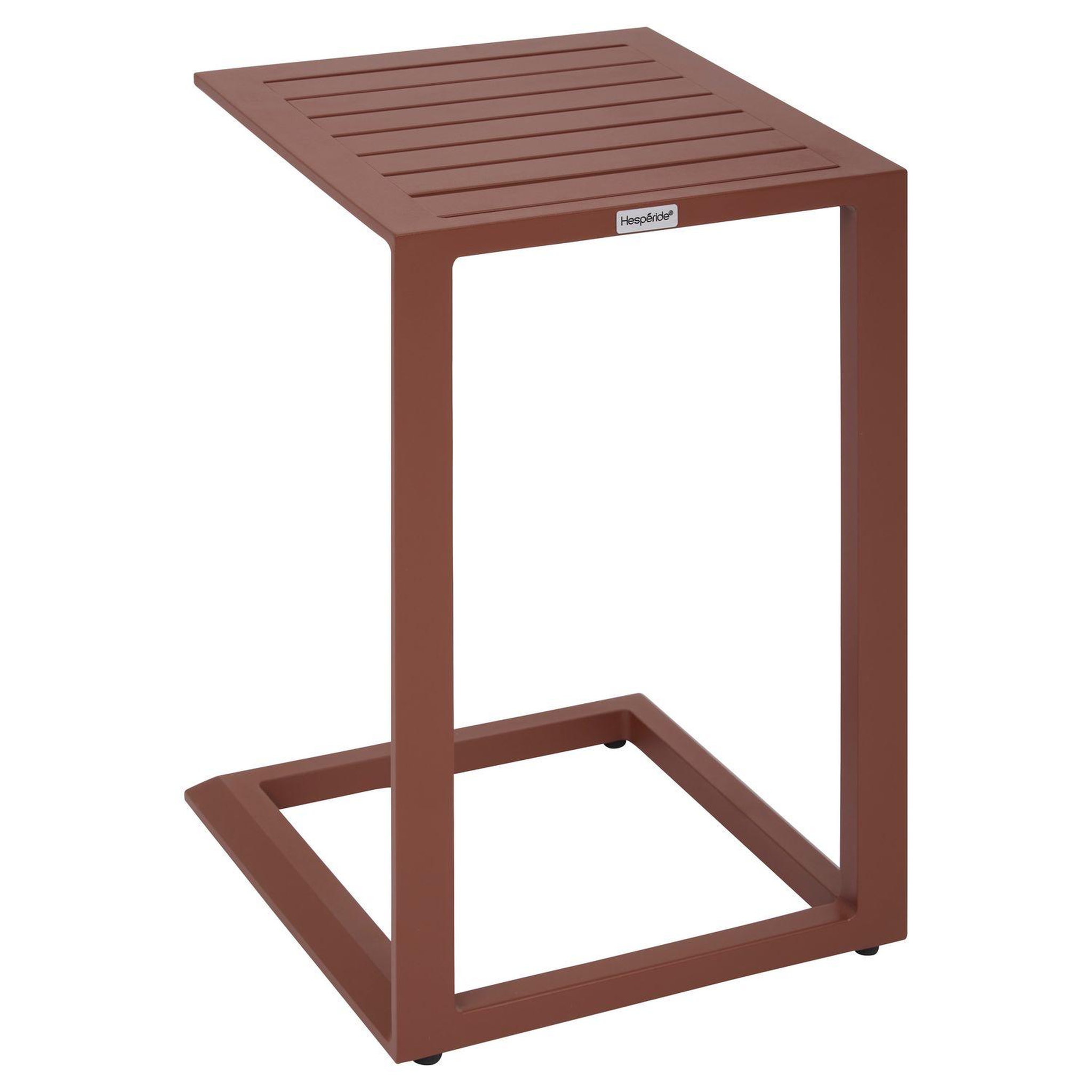Voir la diapositive 1 : HESPERIDE Table d'appoint de jardin carrée evasion
