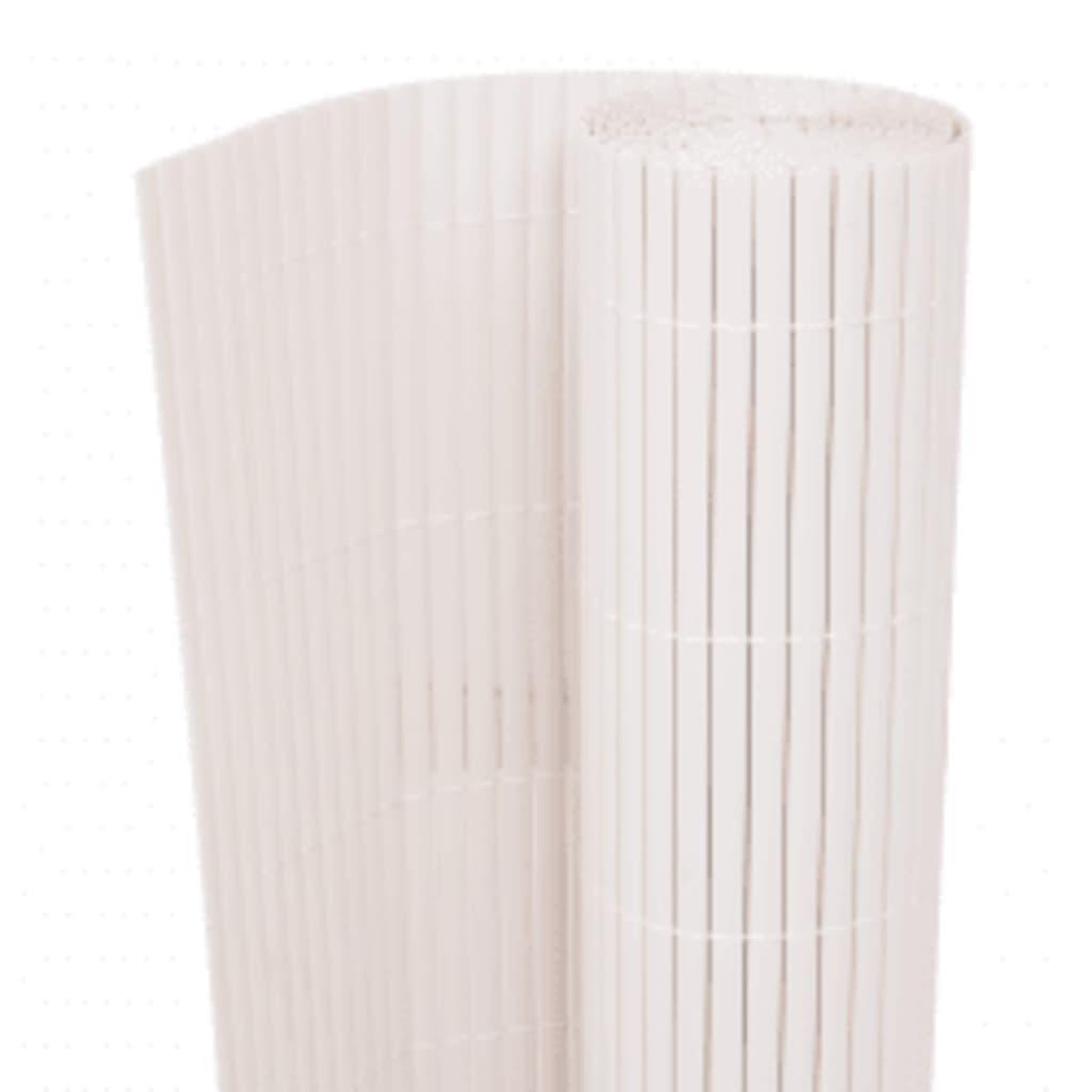 Voir la diapositive 2 : VIDAXL Cloture de jardin double face 110x300 cm Blanc