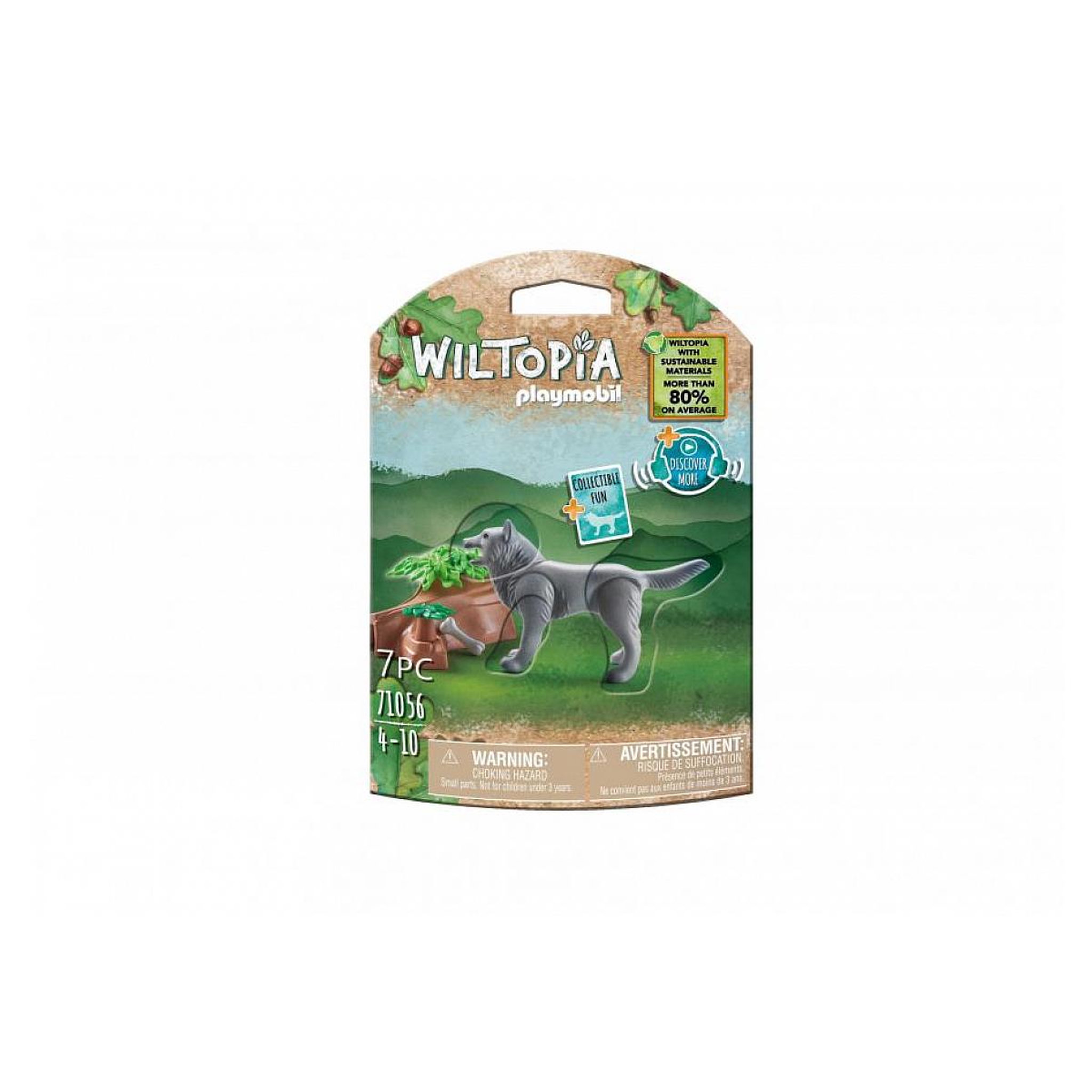 PLAYMOBIL 71056 pochette animaux Loup