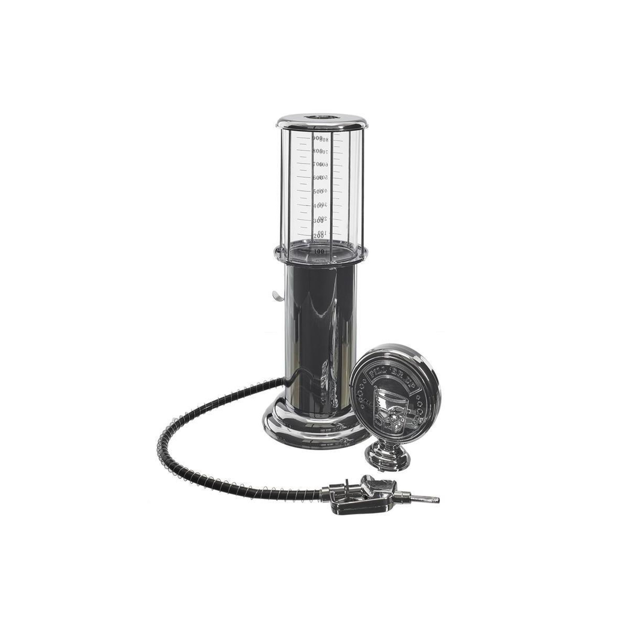 Voir la diapositive 2 : MISTER GADGET Distributeur de boisson  pompe à essence  90cl argent