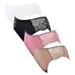 OZABI Culotte Microfibre TRESS Dentelle. Coloris disponibles : Multicolore