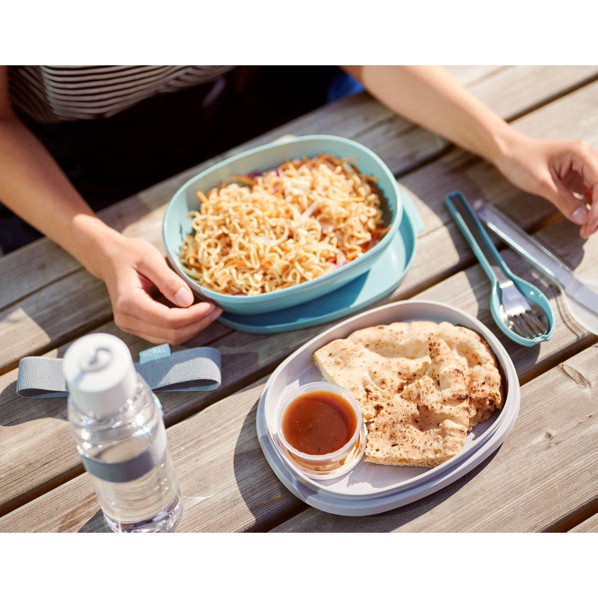 Voir la diapositive 3 : MEPAL Lunch box Ellipse duo - Nordic Sage