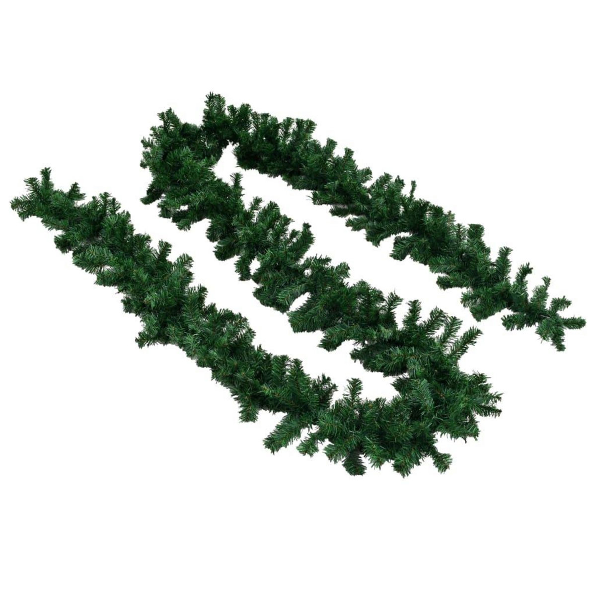VIDAXL Guirlandes de Noël 4 pcs Vert 270 cm PVC