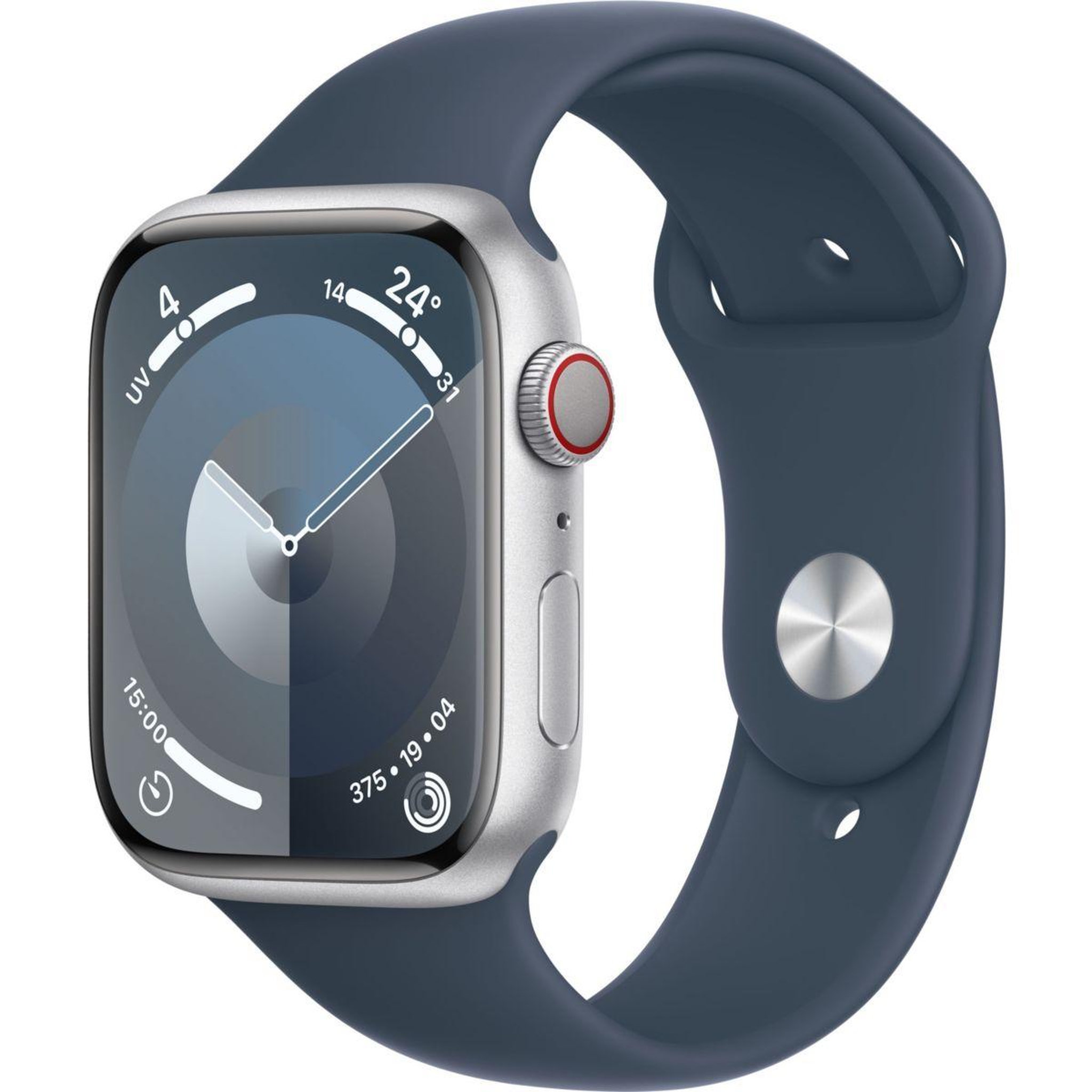 Voir la diapositive 1 : APPLE Montre connectée Serie 9 Cellular 45mm Aluminium/Argent M/L