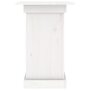 Voir la diapositive 5 : VIDAXL Support a fleurs Blanc 40x40x60 cm Bois de pin solide